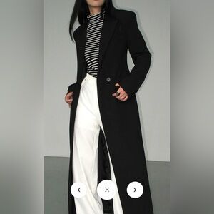 Collar Pocket Blazer Coat